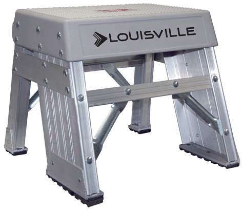 Louisville 1′ Aluminum Industrial Step Stool 300lbs. Capacity – Eastman ...