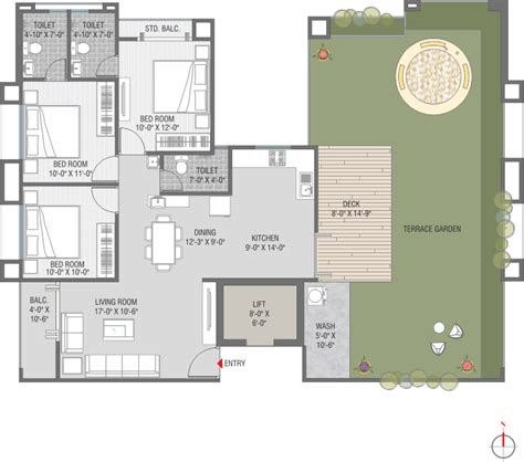 Courtyard 126 - 3BHK Flats & Shops In Sevasi