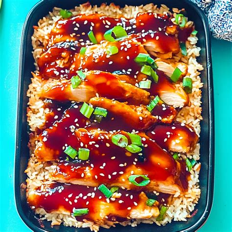 Baked Teriyaki Chicken and Rice – Beth's Quick Bites