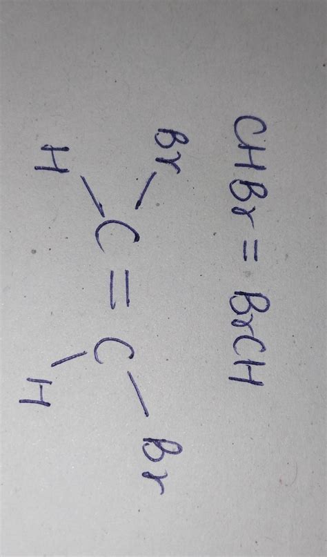 The geometric formular for chbr=brch - Brainly.in