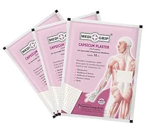 Medigrip Pain Relief Patch Strong with Ayurvedic Formulation (Pack of ...