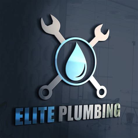 Plumbing Business Logo | Plumber Logo | Plumbing Design | Water Drop Logo | Wrench | Plumbing ...
