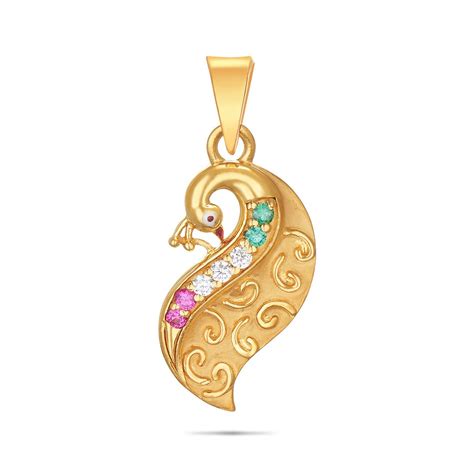 Peacock Design Pendant Gold at Kristina Hertz blog