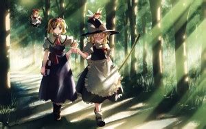 PL Anime touhou-project-marisa-kirisame-alice-margatroid Wall Poster 19 ...