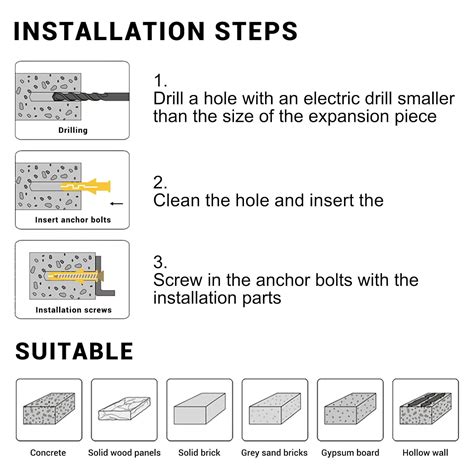 TOOL STRONGMAN 9 Sizes, 280PCS Heavy Duty Drywall Anchors and India | Ubuy
