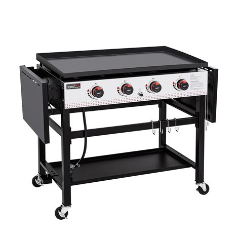 Royal Gourmet GB4002 4-Burner Flat Top Gas Grill with Folding Side ...