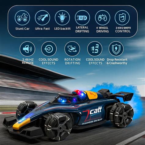 RC 4x4 Rise X One Drift Smoke Car, 2.4Ghz Hand Sensor Gesture Control ...