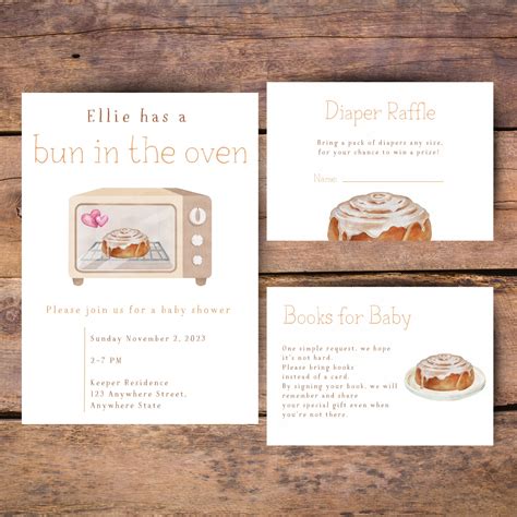 Bun In The Oven Baby Shower