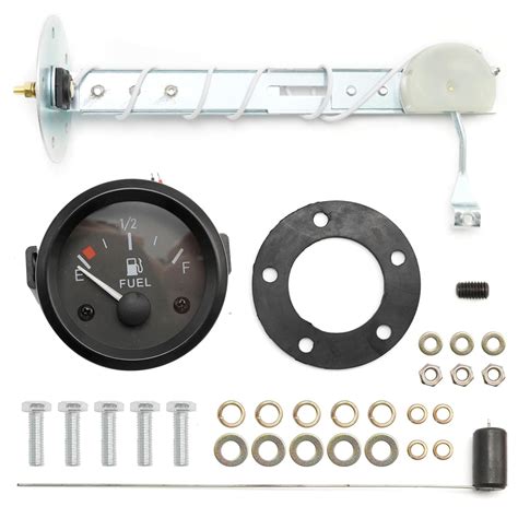 Zreneyfex 12V Universal 2" 52mm Car Fuel Level Gauge Meter w/Fuel ...