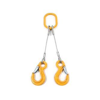 Two Leg Wire Rope Slings - High Quality at Best Price