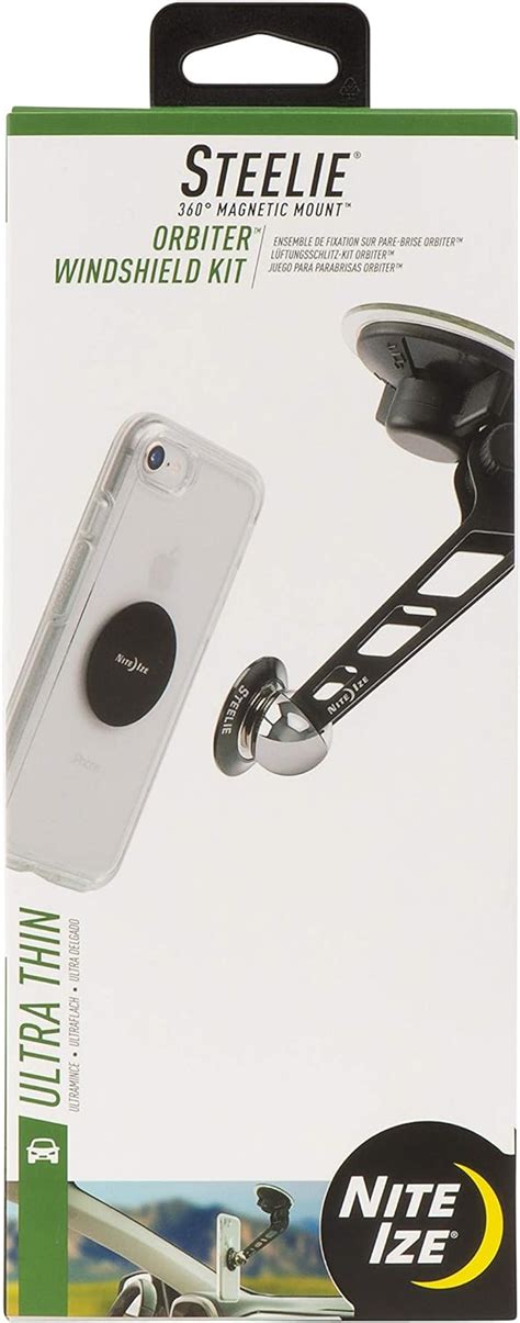 Buy Nite Ize Original Steelie Orbiter Windshield Mount Kit - Low ...