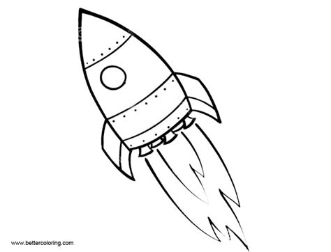 Simple Rocket Ship Drawing at PaintingValley.com | Explore collection ...