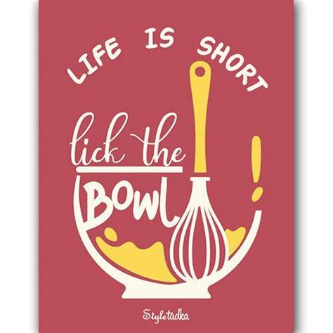 Lick The Bowl Fridge Magnet