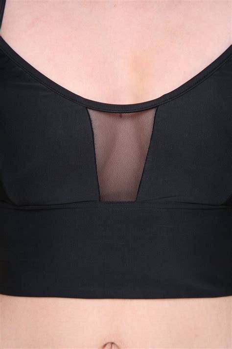 Cropped Wide Band Bra – The Sweatbar