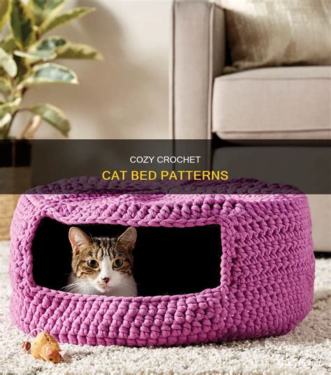 Cozy Crochet Cat Bed Patterns | CyCrochet