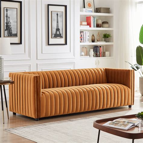 Sierra Gold Velvet Sofa | Modern furniture living room, Couches living ...