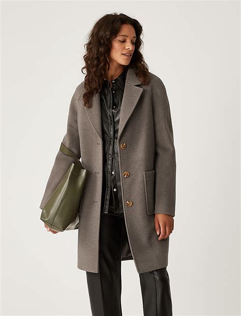 Buy Single Breasted Coat at Marks & Spencer