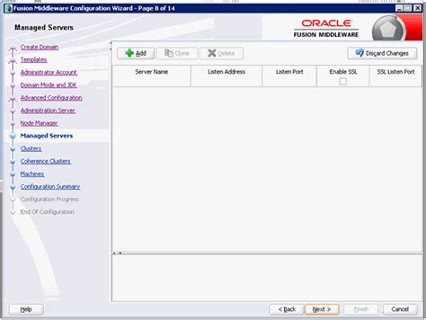 Fusion Middleware Configuration Wizard 的图像结果