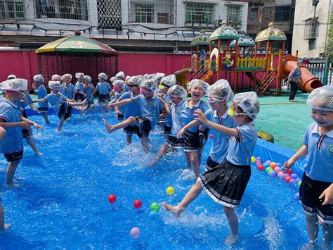 马路镇中心幼儿园：“玩转夏天”戏水狂欢活动