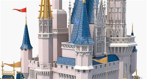 3D Disneyland Cinderella Castle model | 3D Molier International