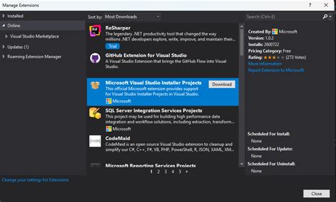 Visual Studio Add Setup.exe 2017 的图像结果