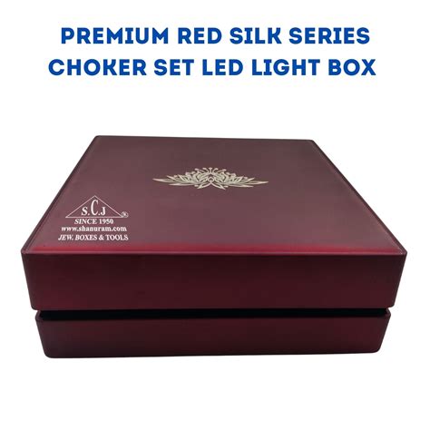 Premium Red Silk Series Choker Set LED Light Box – TEZ RAFTAR