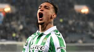 'The GOAT is back!' - Antony swarmed by Betis fans as he hangs out of ...