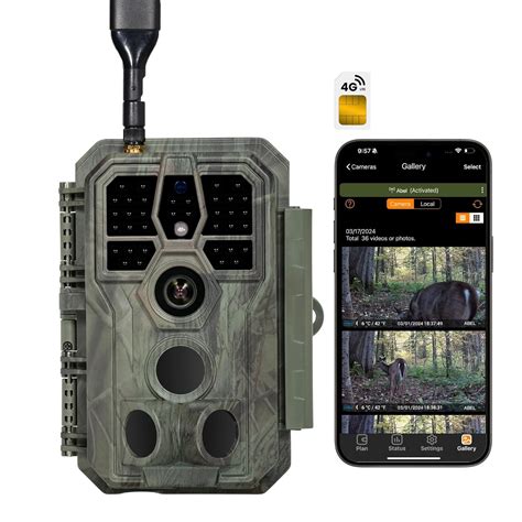 Buy GardePro X50 Cellular Trail Camera, Full Video Preview, No-Glow IR ...