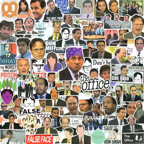 Buy The Office Stickers Pack 100pcs, The Office TV Show Stickers for ...