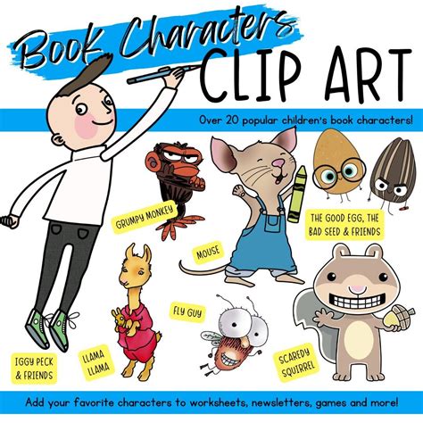 Children's Book Characters Clip Art - Etsy