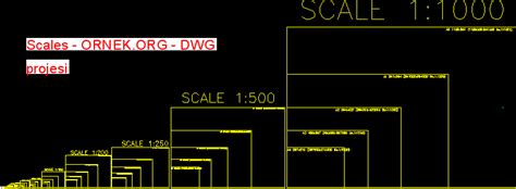 Scales dwg projesi - Autocad Projeler