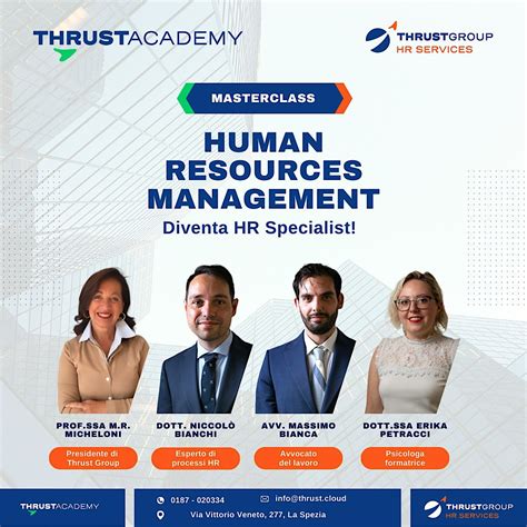 Diventa HR Specialist con la Masterclass in Human Resources Management ...