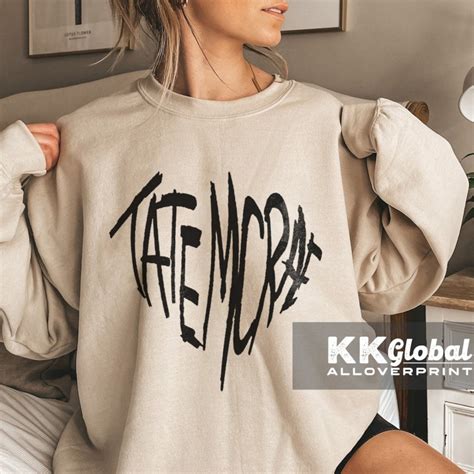 Tate Mcrae Heart Logo T-shirt Tate Mcrae Fan Shirt Tate - Etsy