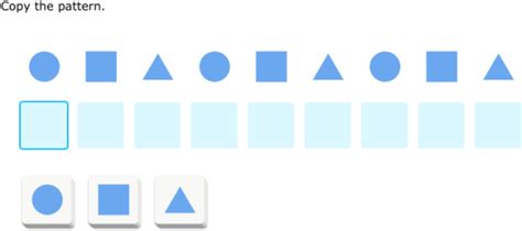 IXL - Repeating patterns (Class II maths practice)