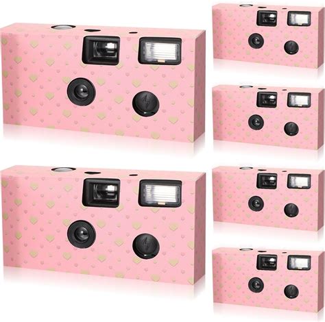 Amazon.com : 6 Pack Disposable Camera Bulk for Wedding, 35mm Single Use ...