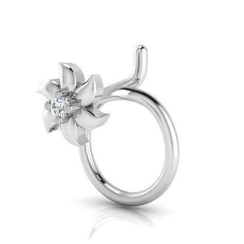 The Elegant Solitaire Diamond Nose Pin – iskiuski.com