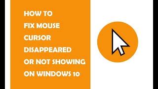 Mouse Pointer Disappeared Fix 的图像结果