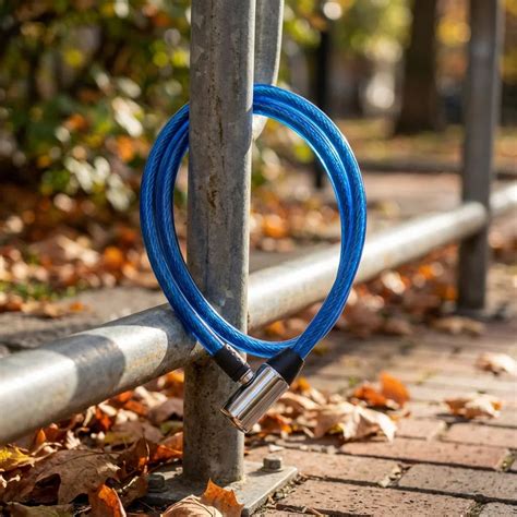 Multipurpose Security Cable Lock with Key | PVC Coated Anti-Rust Lock ...