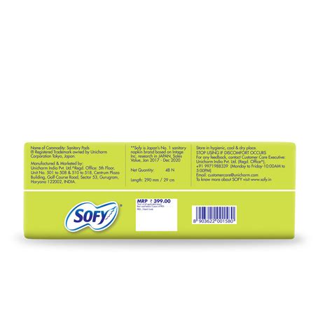 Sofy Antibacteria Pads Extra Long, 48 Count Price, Uses, Side Effects ...