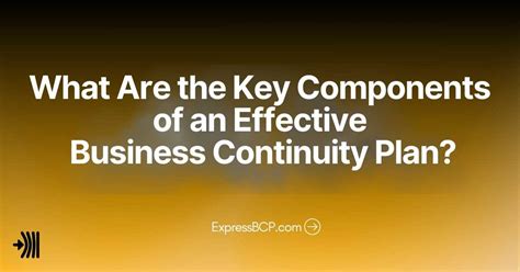 Key Components of Business Continuity 的图像结果