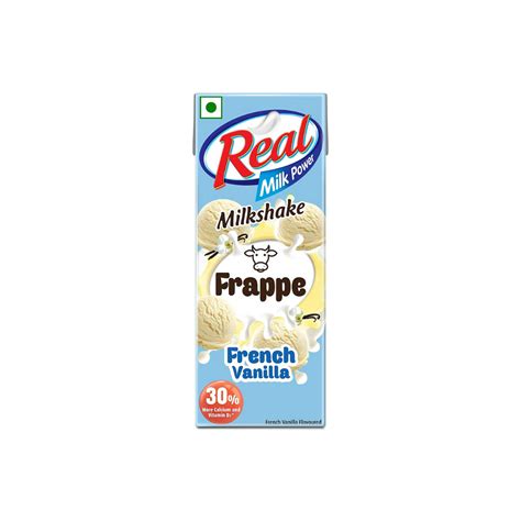 Real Milk Power Frappe French Vanilla Milkshake, 180Ml – Fetch N Buy