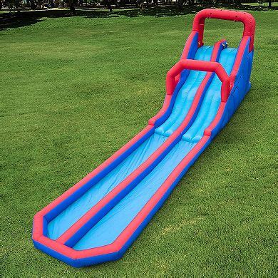 Sunny & Fun Inflatable Water Slide & Blow up Pool, Kids Water Park for ...