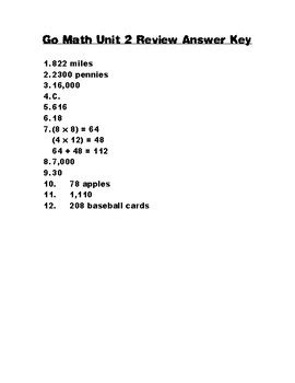 Go Math 4th Grade Chapter 2 的图像结果