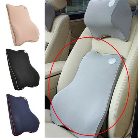 Car Seat Back Support Cushion Memory Foam Breathable