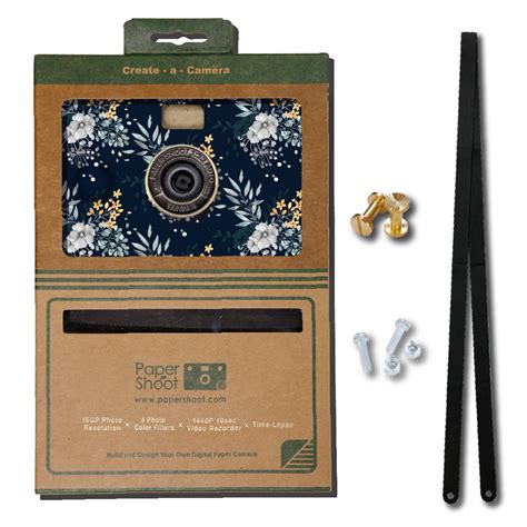 Quiet Summer Bloom Paper Camera