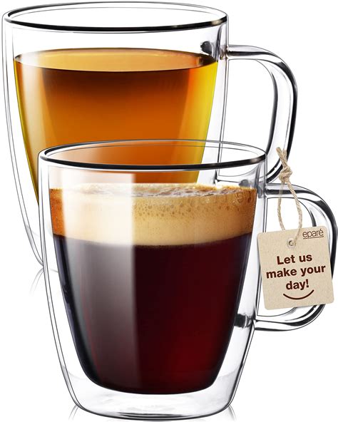 Buy Eparé - Insulated Glass Coffee Mugs Set Online at desertcartPAKISTAN