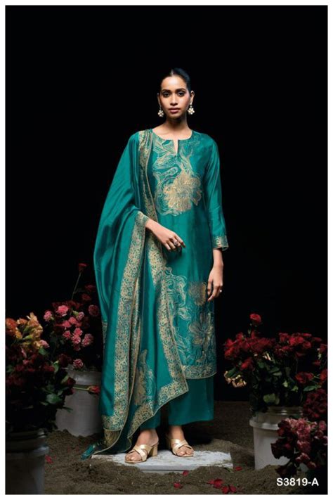 Ganga Nyasha 3819 Viscose Silk Designer Salwar Kameez Collection
