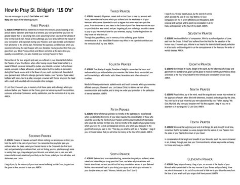 15 Prayers of St. Bridget of Sweden with PDF Download – I Am Jesus