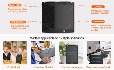 Buy Crackles 8.5 Inch LCD Writing Tablet Pad, Electronic Handwriting ...