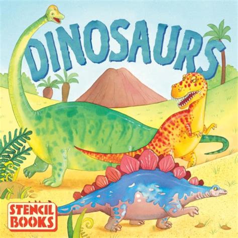 Buy Dinosaurs: A Stencil Book Book Online at Low Prices in India ...